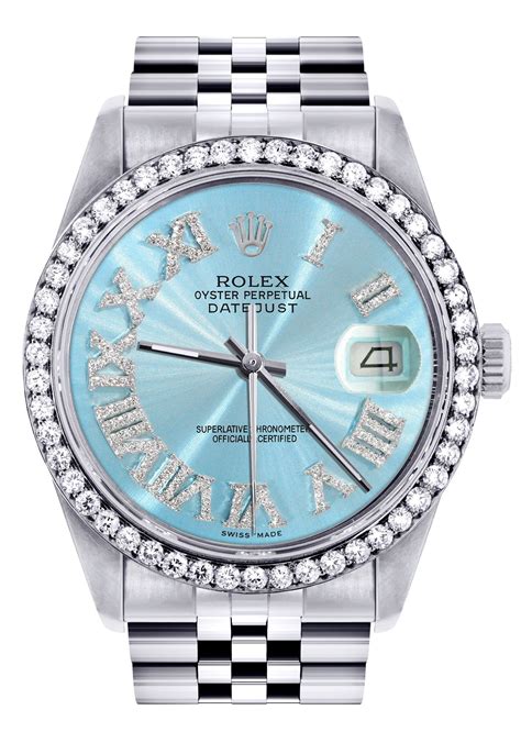 rolex bleu clair|rolex blue dial.